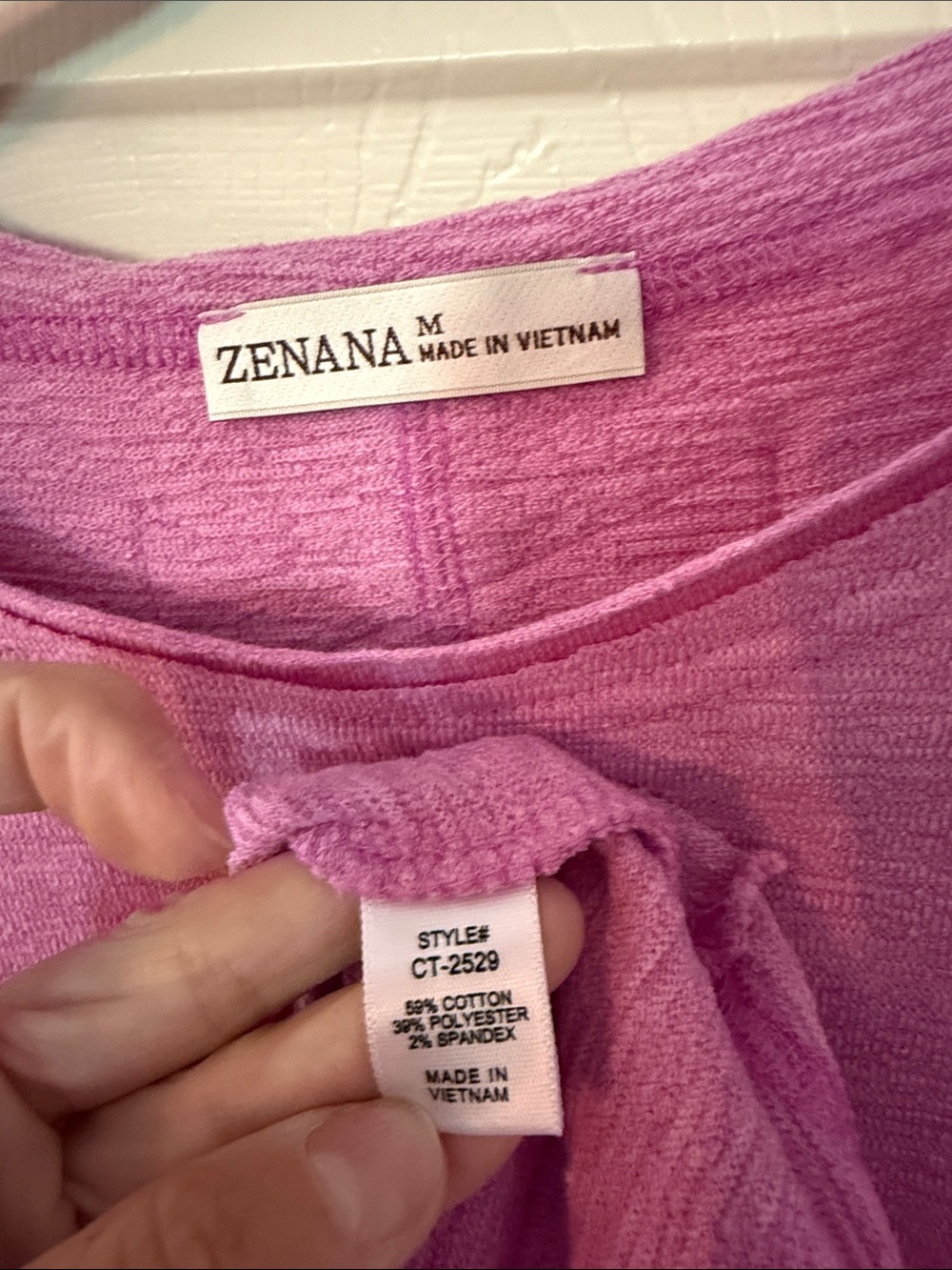 Zenana Outfitters Lavender-Pink Melange Sleeveless Top & Wide-Leg Lounge Pants - Picture 2 of 3